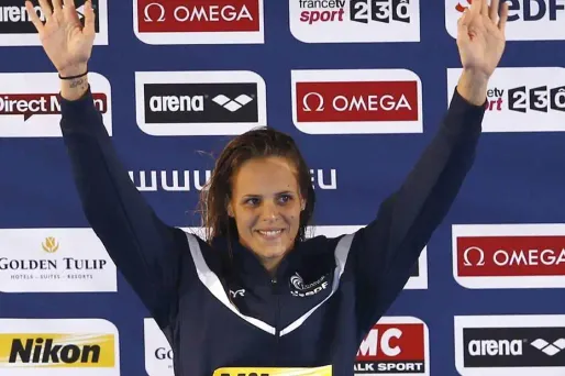 Laure Manaudou a remporté le 50 m dos aux championnats d'Europe, samedi à Chartres.
