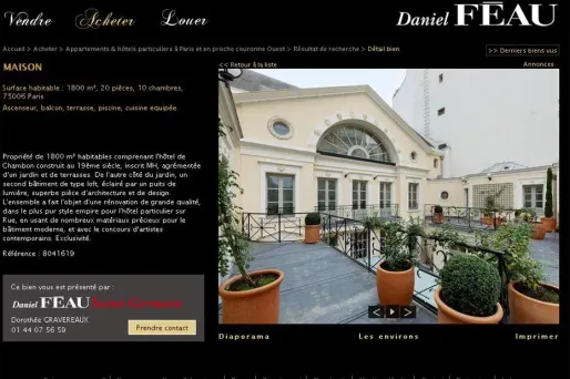 Depardieu vend son hôtel particulier