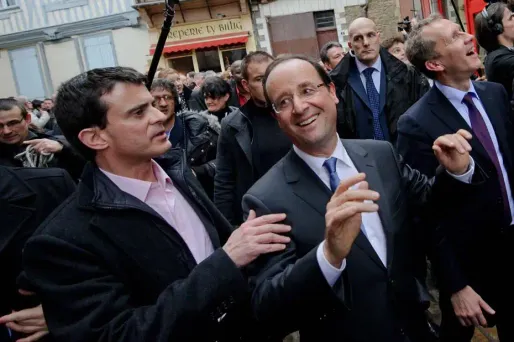 François hollande et Manuel Valls sont quelques-unes des personnalités de l'année, selon le Trombinoscope.