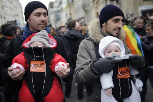 Mariage gay : la manif en images