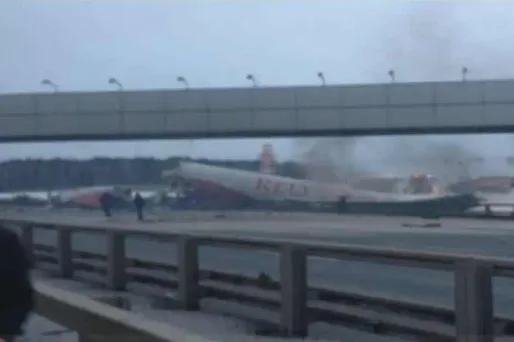 Un crash d'avion mortel à Moscou