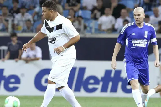 Zidane VS Ronaldo, le match de solidarité