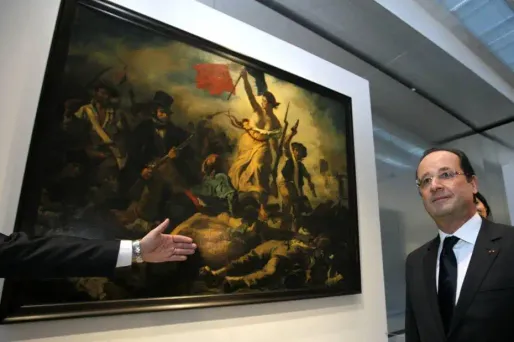 "La Liberté guidant le peuple", peinte en 1830 par Delacroix, va rester pendant un an au Louvre-Lens.