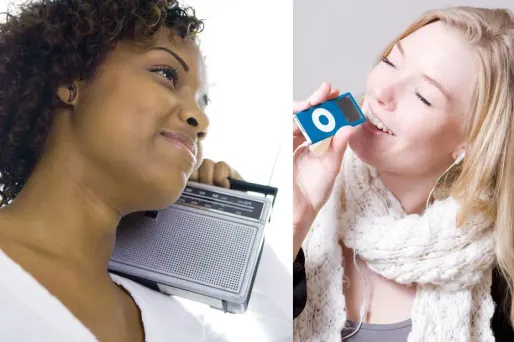 De la chanson française, et à la radio