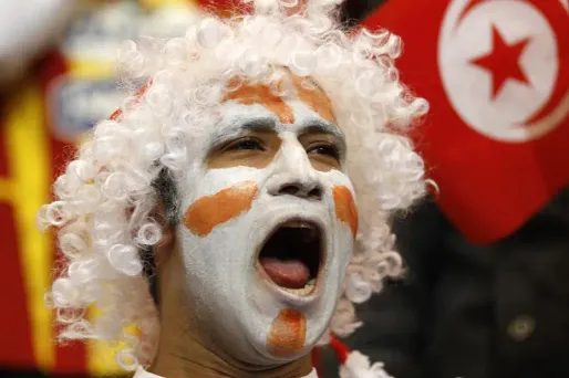 L'émotion des joueurs tunisiens