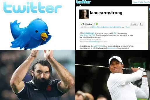 De Sébastien Chabal à Tiger Woods en passant par Nicolas Anelka ou Serena Williams, les sportifs se servent de Twitter pour soigner leur image.