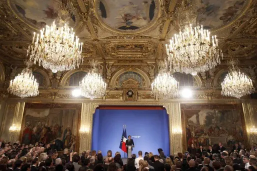 Sarkozy entame sa tournée des vœux