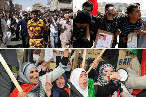 La rue arabe poursuit le mouvement