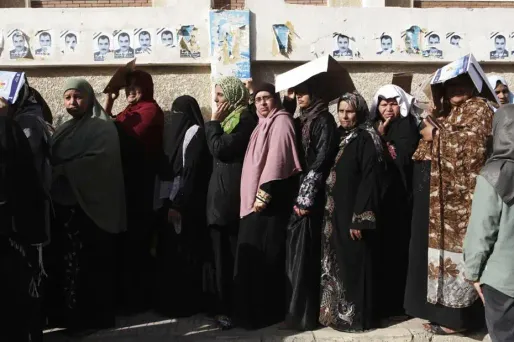 45 millions d'électeurs étaient appelés aux urnes samedi en Egypte.