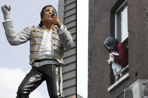 Jackson, deux statues, une polémique