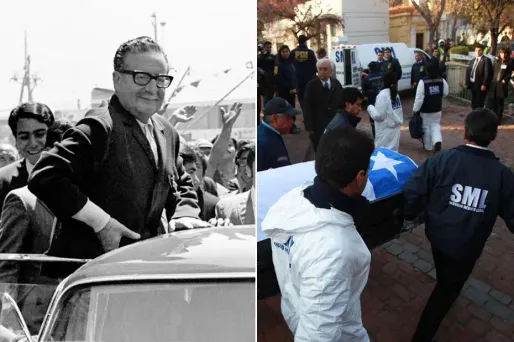 La dépouille de Salvador Allende a été exhumé près de 40 ans après sa mort.