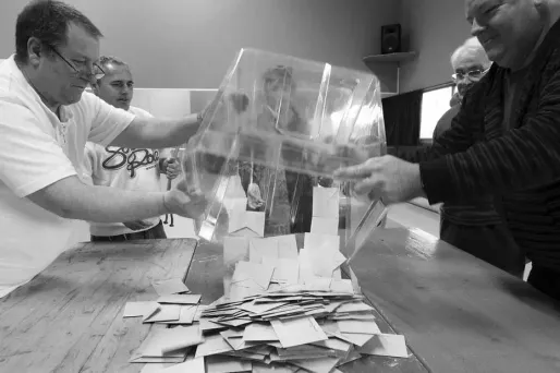 Les Français ont moins voté qu'en 1974