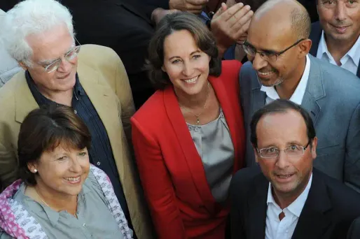 Aubry, Hollande et Royal prennent la pose