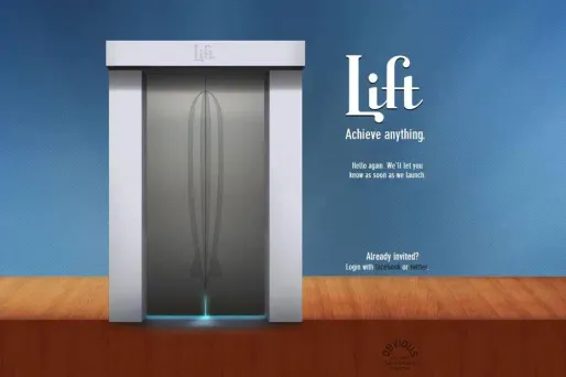 En attendant de voir le jour, Lift propose déjà de s'inscrire sur son site via un compte mail afin de rester informé de son activité.