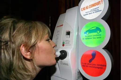 Alcool : les fêtards testés à la sortie