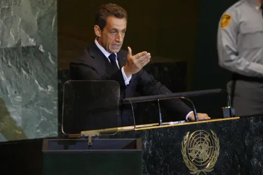 Nicolas Sarkozy a proposé le statut de "pays observateur" pour la Palestine à l'ONU.