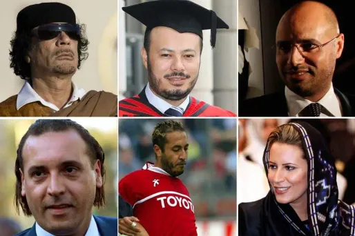 Les Kadhafi, portraits de famille