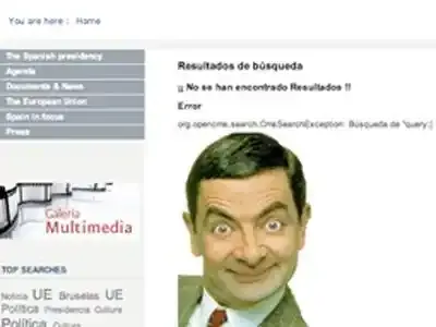 Mr Bean parasite un site de l’UE