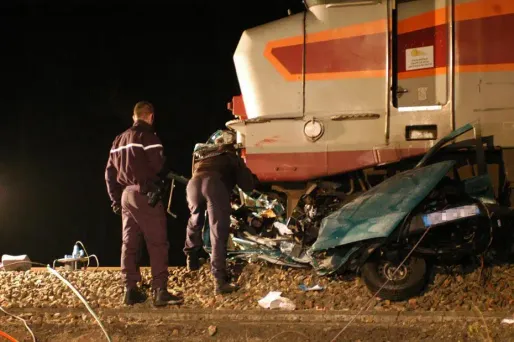 Deux morts dans une collision avec un train