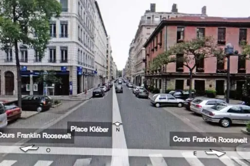Google Street View voit flou