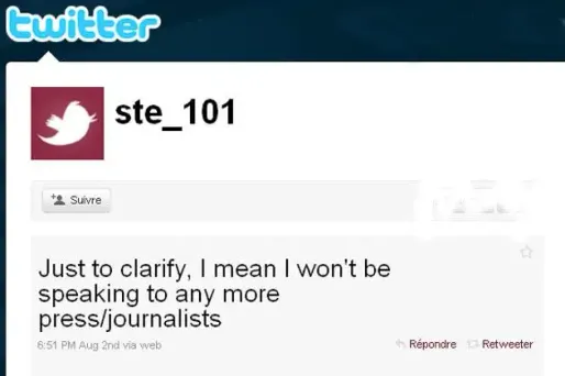 Un inconnu... star de Twitter