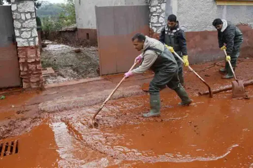 Le village de Kolontar a été évacué.