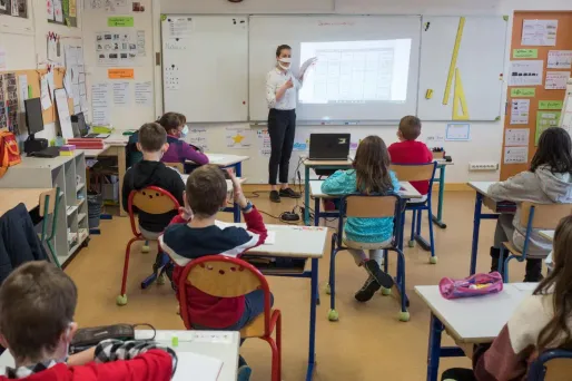 Le protocole sanitaire est renforcé dans les écoles primaires (Illustration).