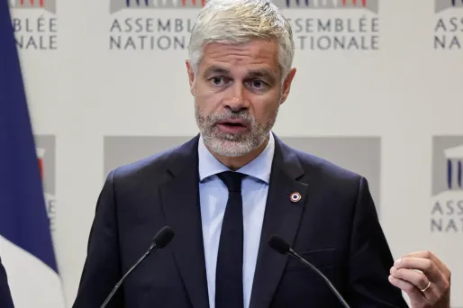 Laurent Wauquiez s'est exprimé ce mercredi matin lors d'une conférence de presse à l'Assemblée nationale portant sur le plan de François Bayrou pour le budget 2026.
