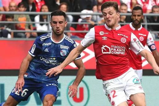 Les Strasbourgeois d'Adrien Thomasson et les Rémois de Thomas Foket n'ont pas pu se départager, dimanche.