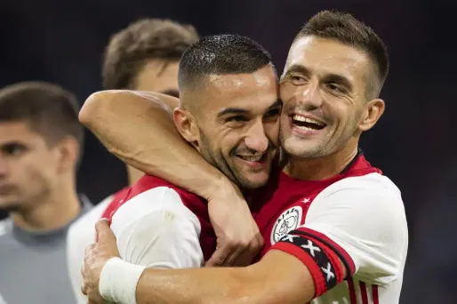 Ziyech et Tadic face au PAOK Salonique (1280x640) Olaf KRAAK / ANP / AFP