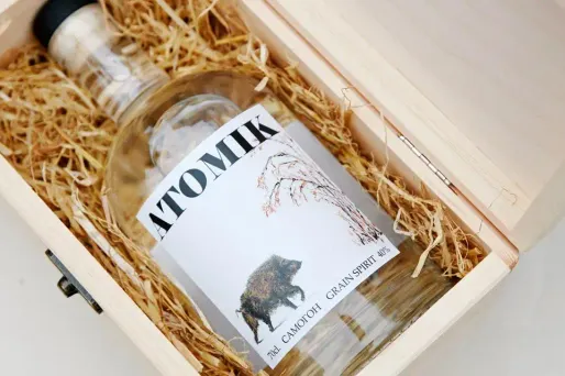 La vodka ATOMIK est produite près de Tchernobyl.