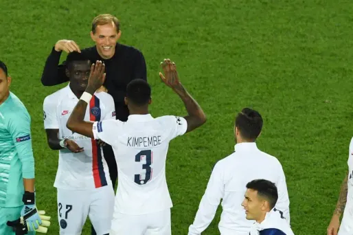 Thomas Tuchel à l'issue de la rencontre avec ses joueurs, mercredi.