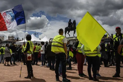 Des "gilets jaunes" à Lyon, le 11 mai dernier.