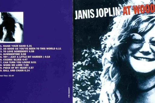 Pochette vinyle du live de Janis Joplin à Woodstock (1280x640)