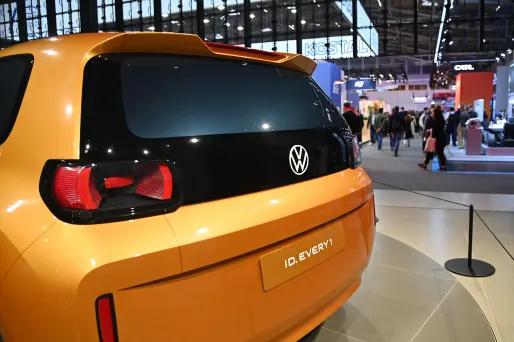 Une Volkswagen électrique.