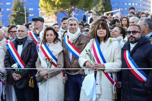 Des personnalités politiques à la marche blanche.