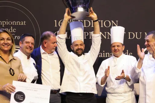 Le Français Thibault Gonzales sacré champion du monde de pâté-croûte lors de la 16e édition du championnat à Lyon.