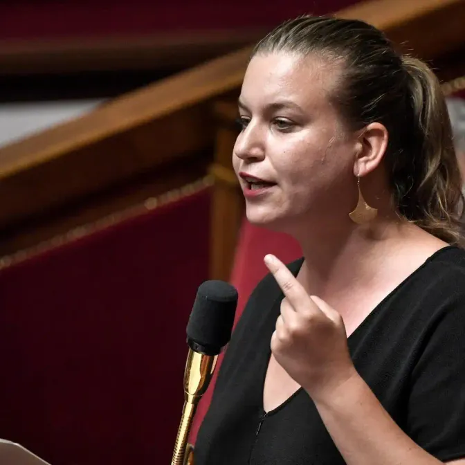 Mathilde Panot LFI députée STEPHANE DE SAKUTIN / AFP