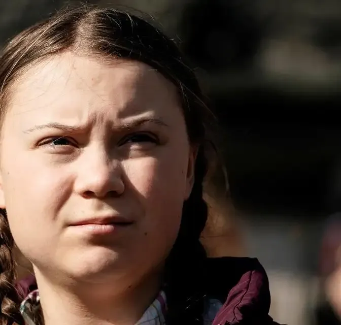 Greta Thunberg.