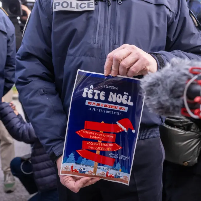 Marseille : une affiche de Noël spécial narcotrafic fait polémique