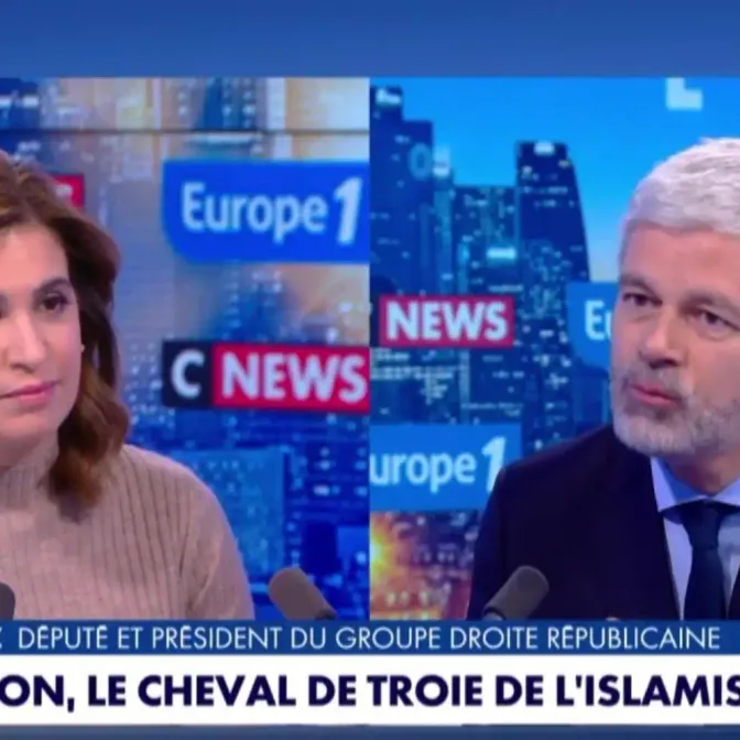 "Jean-Luc Mélenchon est un danger pour la vie politique", assure Laurent Wauquiez.