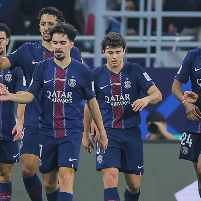 Paris Saint-Germain lors de la finale de la Coupe intercontinentale