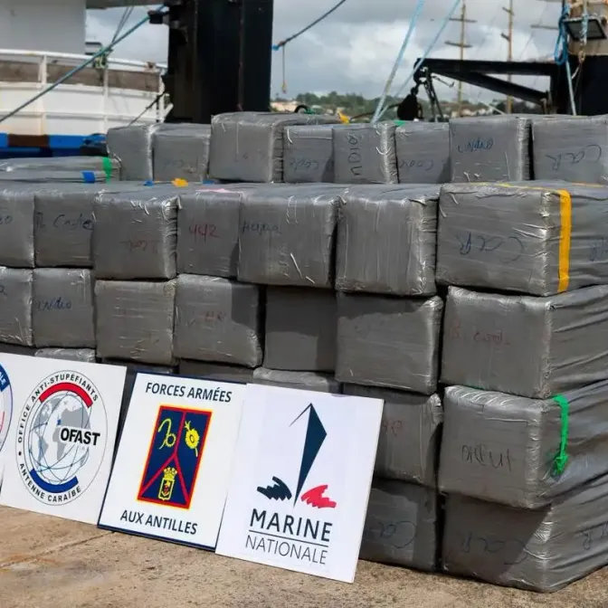 La Marine nationale a saisi «plus de quatre tonnes de stupéfiants» le 14 décembre dernier, annonce les Forces armées aux Antilles