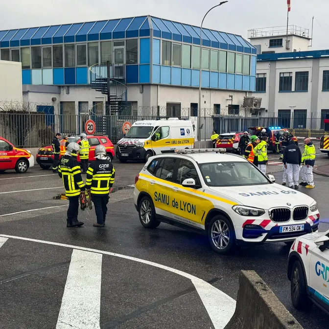Explosion dans une usine à Saint-Fons : un des quatre blessés est décédé des «suites de ses brûlures»