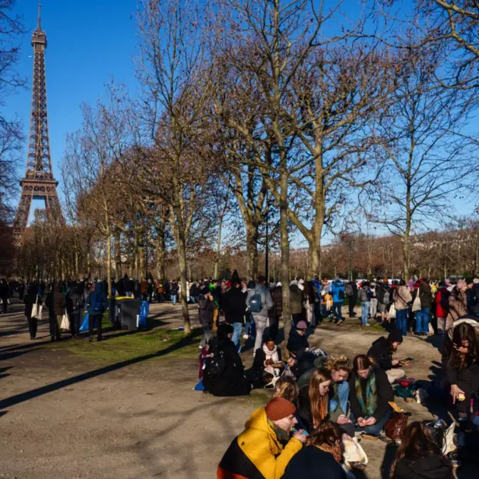 15.000 jeunes venus de toute l'Europe sont rassemblés dans la capitale depuis deux jours.