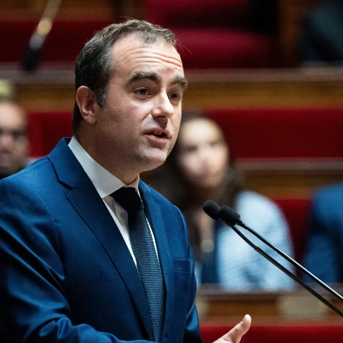 Sébastien Lecornu à l'Assemblée nationale le 16 octobre 2025