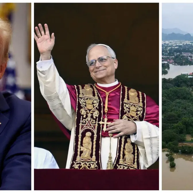 Donald Trump, Léon XIV, inondations record en Asie... Cinq événements marquants à l'international en 2025