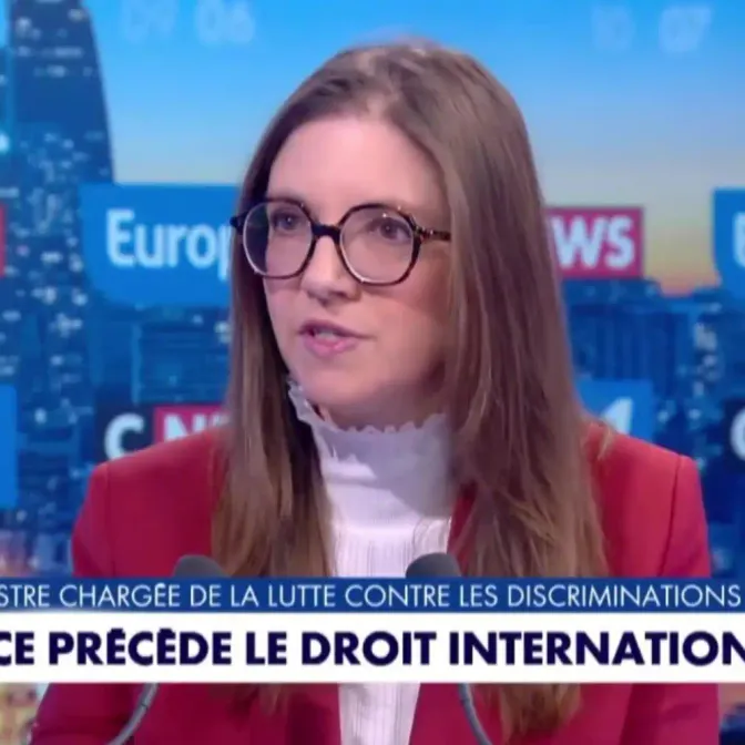 Aurore Bergé, ministre chargée de l'Égalité entre les femmes et les hommes et de la Lutte contre les discriminations.