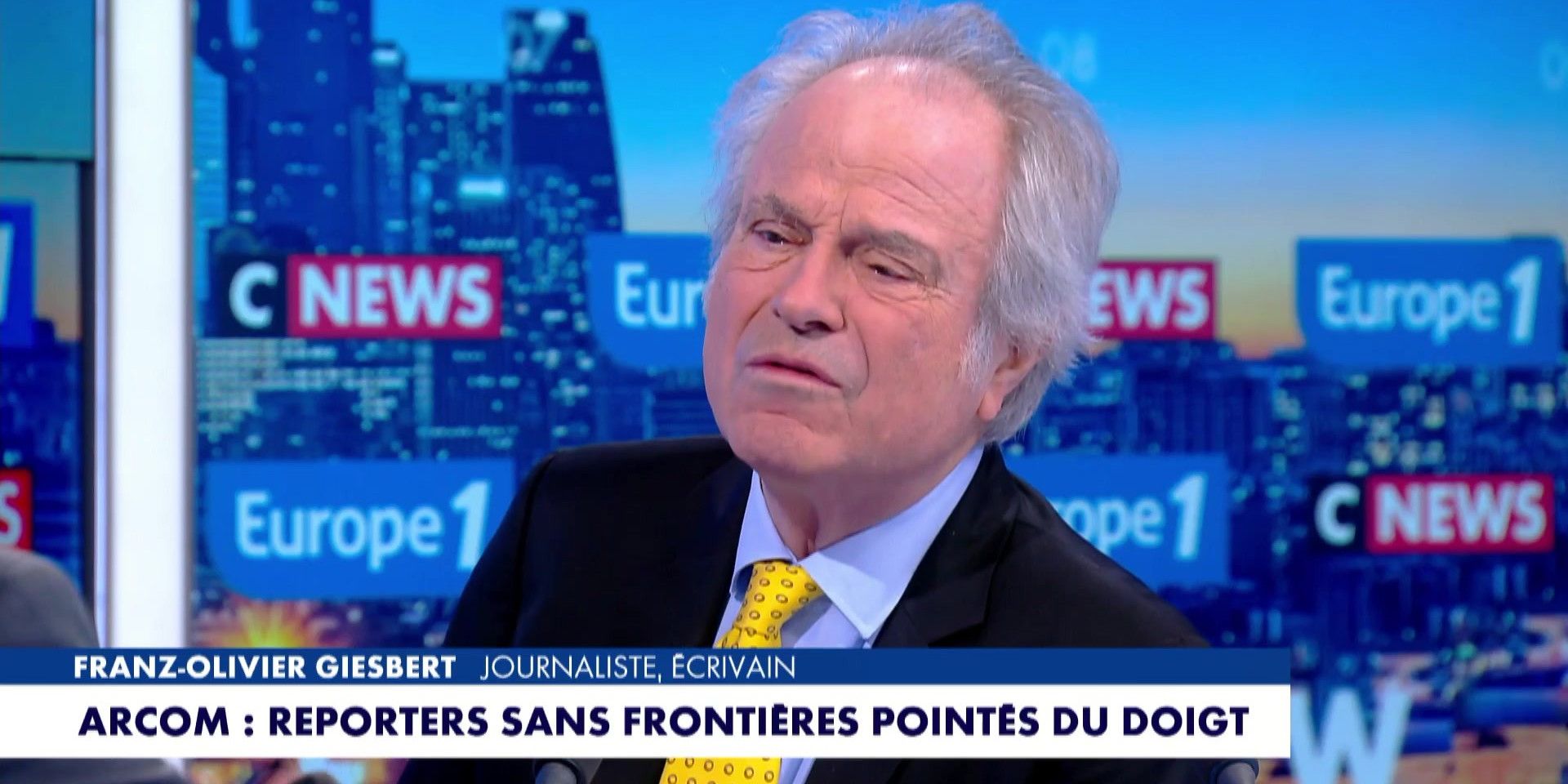 «CNews paie la rançon du succès», estime Franz-Olivier Giesbert