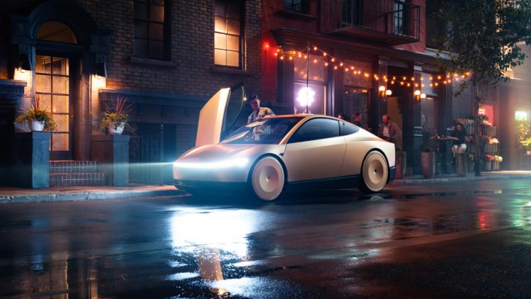 EN IMAGES - «Cybercab» : voici le nouveau robotaxi sans volant ni pédales de Tesla lancé ce jeudi